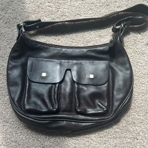 Lazaro small brown leather handbag